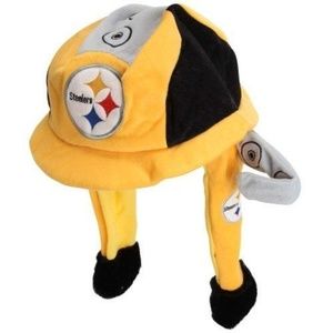 Pittsburgh Steelers Pump Action NFL Mascot Hat New